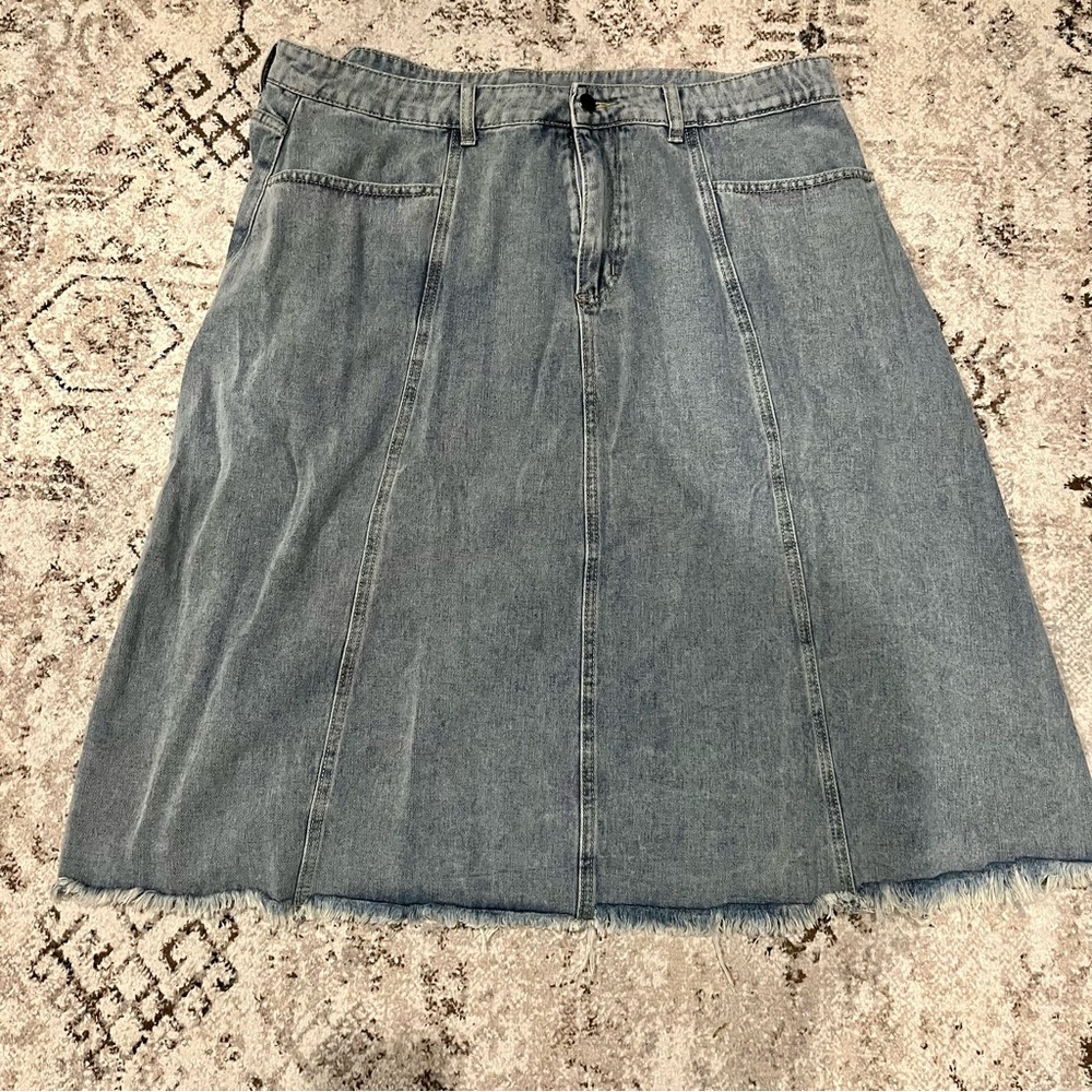 A-line Denim skirt
